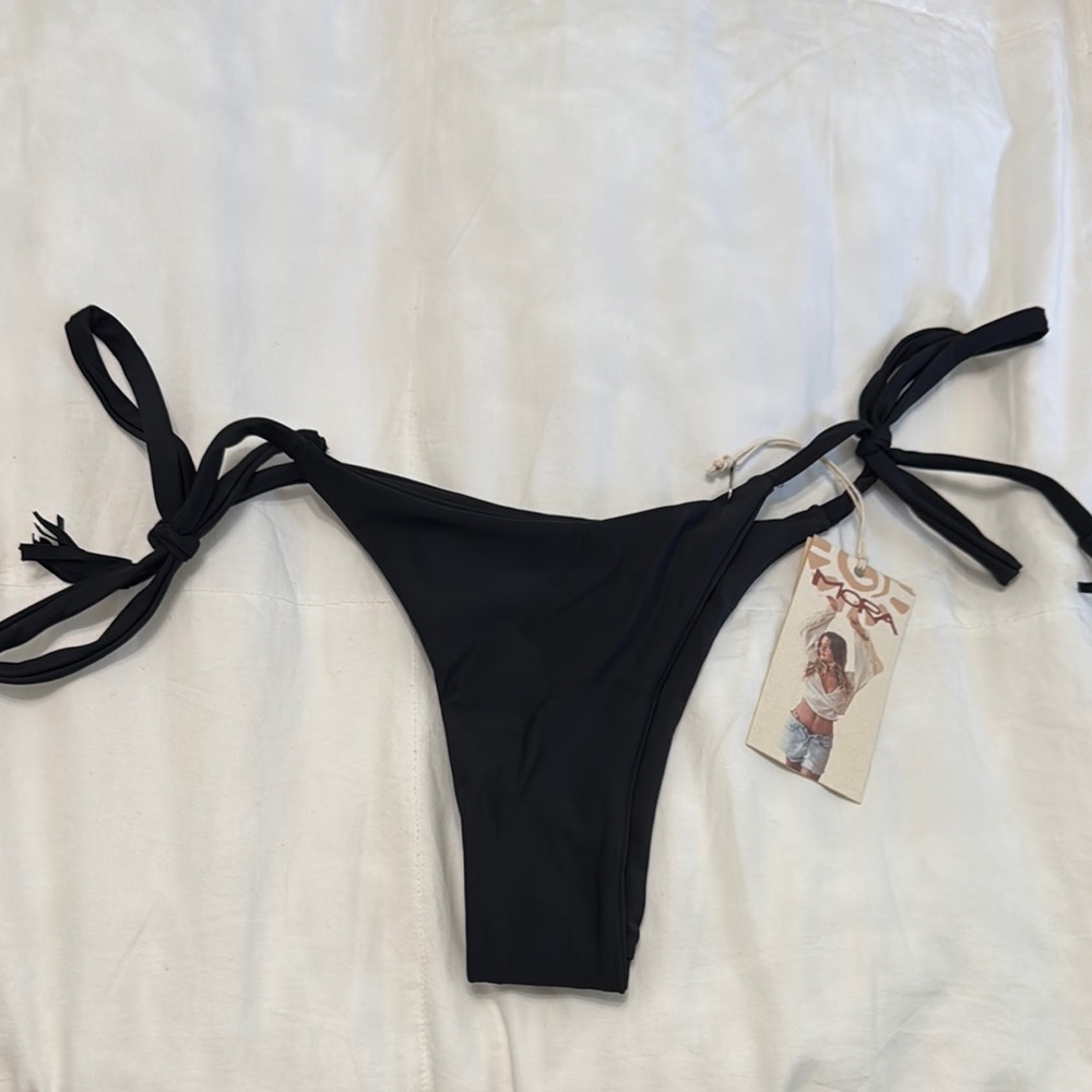Mora Black Bikini Bottom